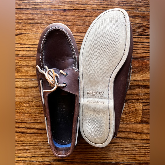 Leather Sperry Topsider Boat Shoes - Picture 4 of 4